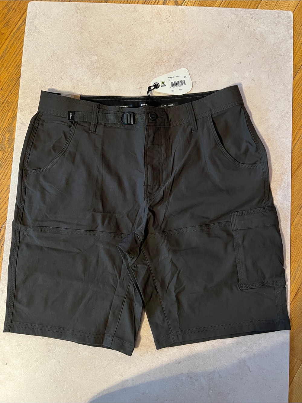 PrANa Men's Stretch Zion Shorts II Cargo - Lightweight Outdoor Utility